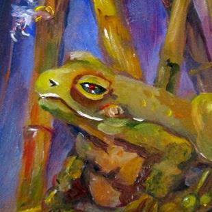 Art: Frog and Fairy by Artist Delilah Smith