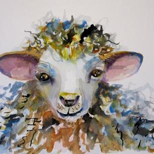 Art: Spring Lamb by Artist Delilah Smith