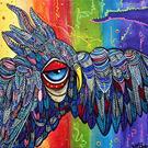Art: Street Wise Owl 2 by Artist Laura Barbosa
