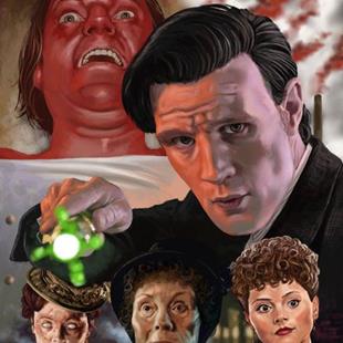 Art: Doctor Who :The Crimson Terror by Artist Mark Satchwill