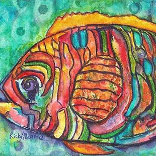 Art: Colorful Fish - sold by Artist Ulrike 'Ricky' Martin