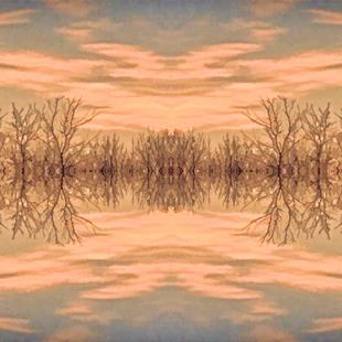 Art: Illusion by the Lake by Artist Carolyn Schiffhouer