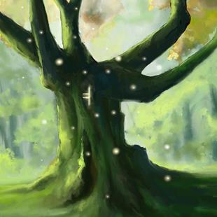 Art: Heart of the Forest by Artist Amanda Makepeace
