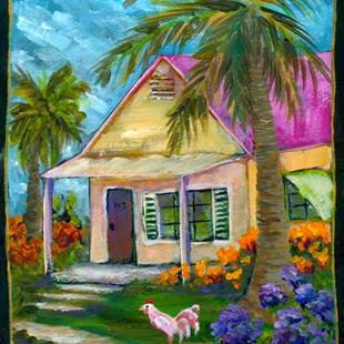 Art: Key West Fl House by Artist Ke Robinson