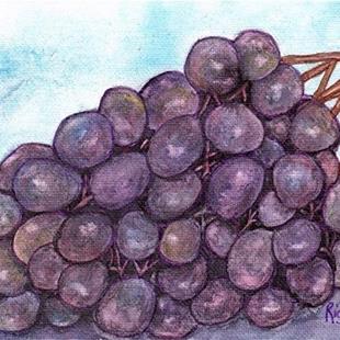 Art: Bunch of Grapes - sold by Artist Ulrike 'Ricky' Martin