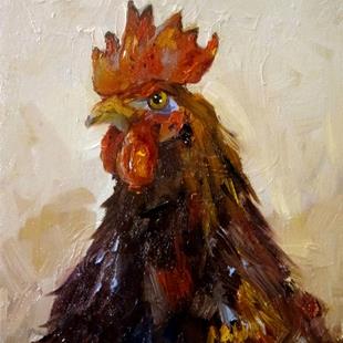 Art: Rooster No. 28 by Artist Delilah Smith