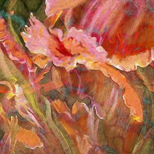 Art: Tulip Infusion Digital Version by Artist Alma Lee