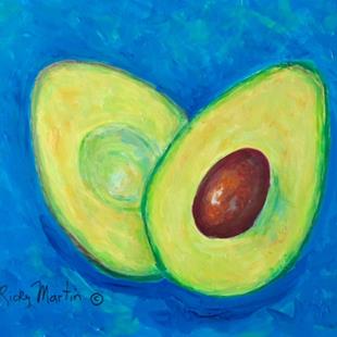 Art: Avocado by Artist Ulrike 'Ricky' Martin