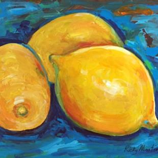 Art: Fresh Lemons by Artist Ulrike 'Ricky' Martin