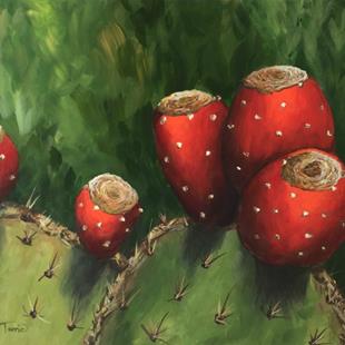 Art: Prickly Pear IV by Artist Torrie Smiley