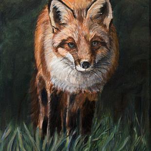 Art: The Fox by Artist Heather Sims