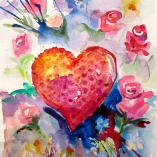 Art: Heart Felt-sold by Artist Delilah Smith