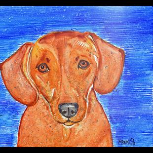 Art: Color Dog 1 by Artist Melinda Dalke