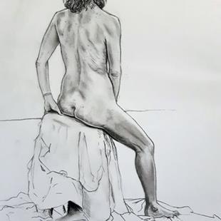 Art: Life Drawing by Artist Mark Satchwill