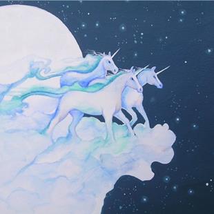 Art: Unicorn Dreams by Artist Nico Niemi