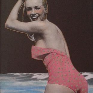 Art: Mid Century Modern Swimsuit by Artist Sherry Key