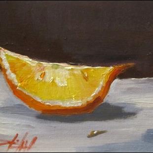 Art: Orange Slice by Artist Delilah Smith