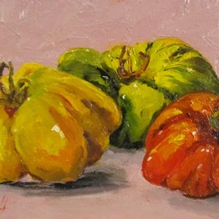 Art: Heirloom Tomatos No. 2 by Artist Delilah Smith