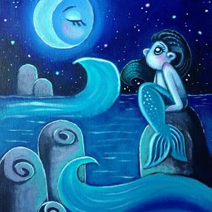 Art: Moonlight Beauty by Artist Tamia Hayes
