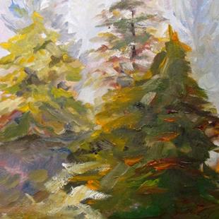 Art: Piney Woods by Artist Delilah Smith