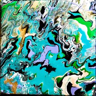 Art: Turquoise Waters by Artist Ulrike 'Ricky' Martin