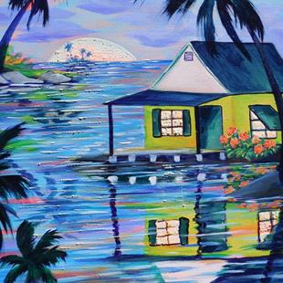 Art: Island House #S1550 by Artist Ke Robinson