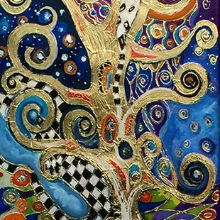 Art: The Changing Seasons of Klimt by Artist Alma Lee
