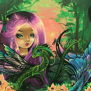 Art: Dragonfly Mermaid by Artist Nico Niemi