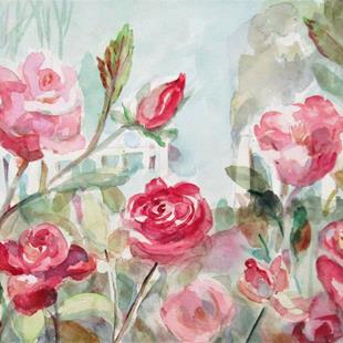 Art: A Promise of Roses by Artist Delilah Smith