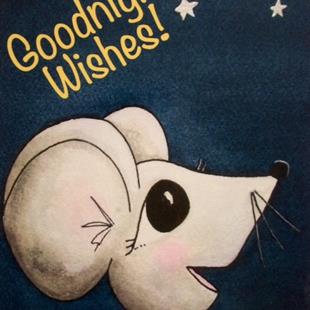 Art: Goodnight Wishes! by Artist Leea Baltes