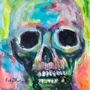 Art: skull by Artist Ulrike 'Ricky' Martin