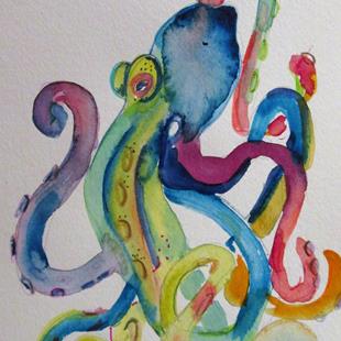 Art: Octopus No.2 by Artist Delilah Smith