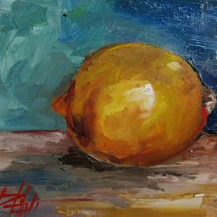 Art: Lemon No. 2 by Artist Delilah Smith