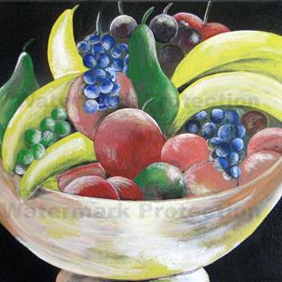 Art: FruitnBowl1EBsiteswm by Artist Art By Hall Walls LLC