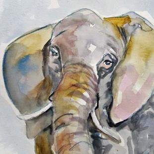 Art: Elephant by Artist Delilah Smith