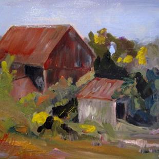 Art: Old Barn by Artist Delilah Smith