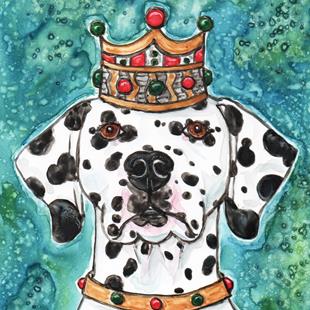 Art: King Dal with Jewels by Artist Melinda Dalke