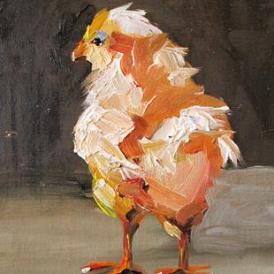 Art: Small Chick by Artist Delilah Smith