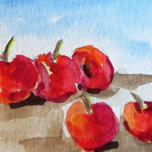 Art: Red Apples by Artist Delilah Smith