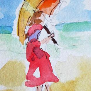 Art: Sun Umbrella by Artist Delilah Smith