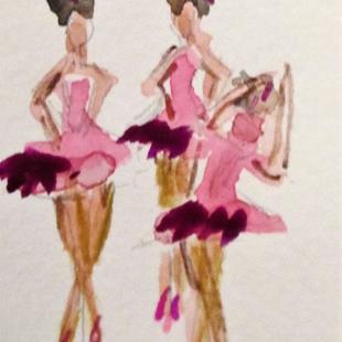 Art: Ballerinas by Artist Delilah Smith