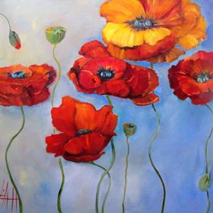 Art: Song of Poppies by Artist Delilah Smith