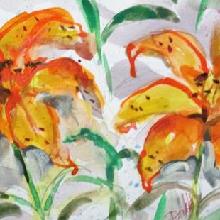 Art: Tiger Lillies by Artist Delilah Smith