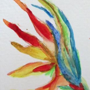 Art: Bird of Paradise by Artist Delilah Smith