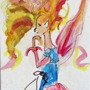 Art: Fancy Fairy by Artist Delilah Smith