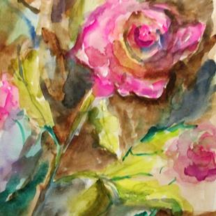Art: Garden Rose by Artist Delilah Smith