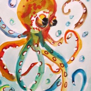 Art: Octopus by Artist Delilah Smith