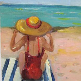 Art: Sun Bather-sold by Artist Delilah Smith