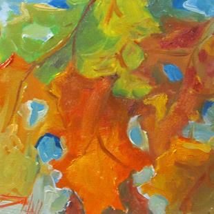 Art: Fall Leaves No. 3 by Artist Delilah Smith