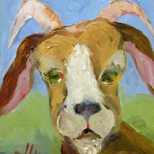 Art: Goat No. 4 by Artist Delilah Smith